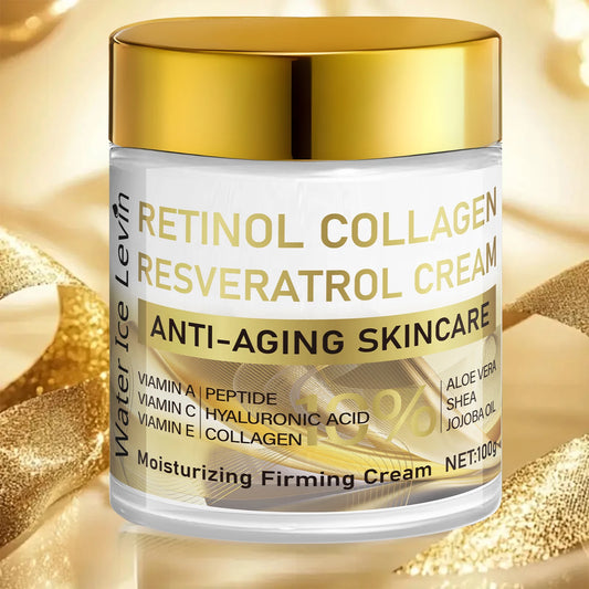 Vitamin a Collagen Firming Cream, Contains Hyaluronic Acid, Day and Night Firming Moisturizer, Gentle Ingredients, Nourishes, Smooths, and Lifts the Skin