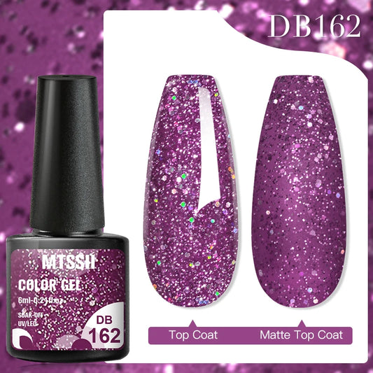 Mtssii Macaron Gel Nail Polish Spring Summer Candy Pink Blue Color For Manicure Semi Permanent Soak Off Nail Art Gel Varnishes