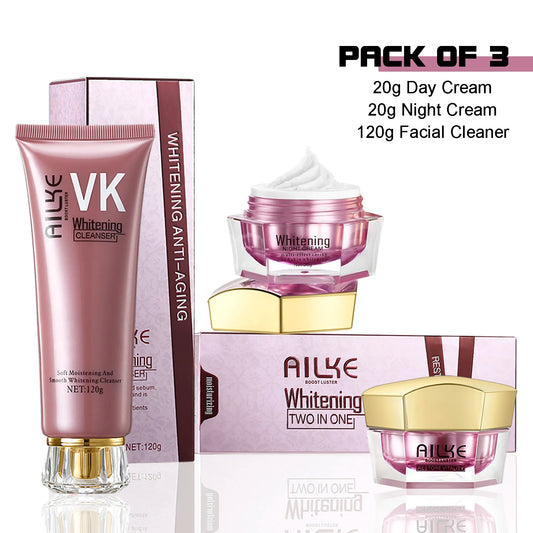 AILKE Lightening Face Cream, Antioxidant, Radiant Skin, Firming, With Sodium Hyaluronate, Clean Skin Facial Cream