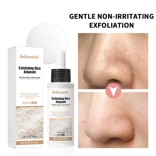 Rice Peeling Ampoule Soft Exfoliating Face and Body Scrub Dead Skin Cells Blackhead Remover for All Skin Types  korean skin care