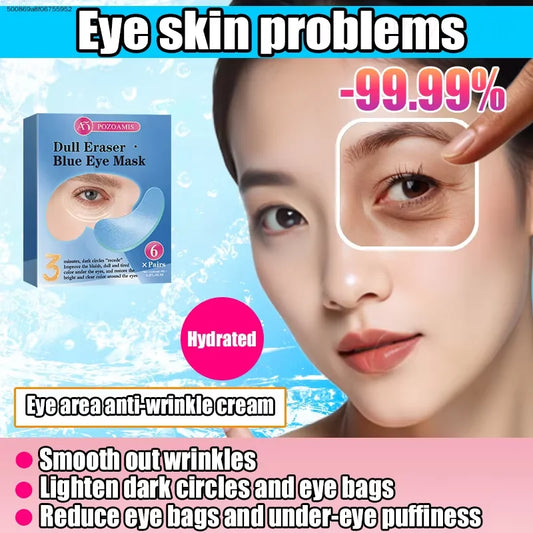 12 pcs Eye Mask, Facial Eye Mask, Designed to Moisturize and Care the Skin Around the Eyes, Powerfully Moisturize, Deeply Moisturize, Firm and Tender the Eye Skin