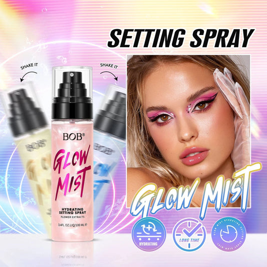 Gilded Fine Glitter Waterproof, Sweat-proof, Long-lasting Oil-control, Moisturizing and Setting Spray for Cosmetics