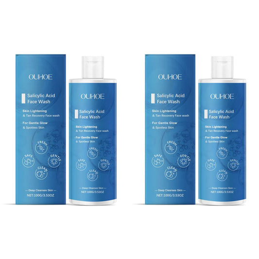 Salicylic Acid Facial Cleanser Acne Treatment Moisturizing Oil Control Skincare Face Wash Cleansing Pore Hydrating Skin Care