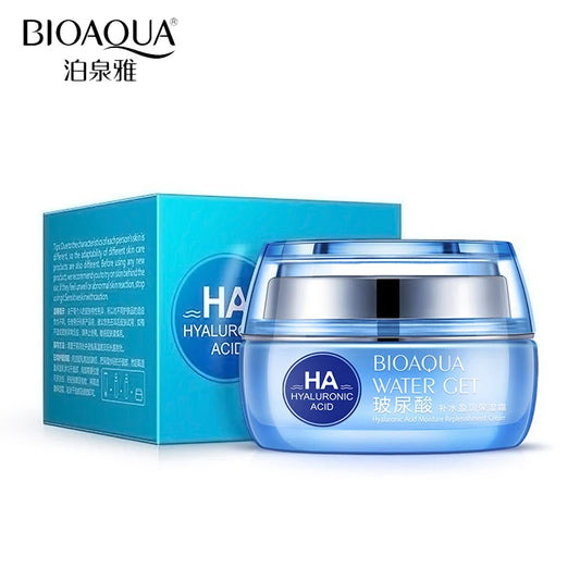 BIOAQUA Hyaluronic Acid Moisturizing Face Cream  Collagen Facial Cream Improve Firming Brightening Essence Skin Care 50g