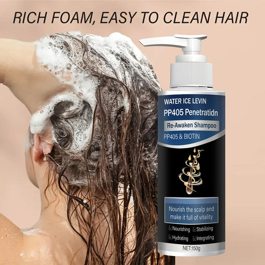 Hair Growth Shampoo 1+1 Pack 150g With Biotin Collagen Keratin Vitamin C PP405 Penetration Moisturizing Repair Hair Care Cheap
