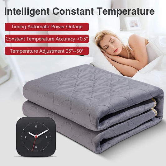 12V Cars Electric Blanket Heating Level Heated Travel Blanket for Car Outdoor Traveling Camping Pad 70x180cm/120x150cm/50x150cm