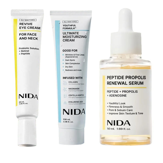 NIDA Repairing Calming Pore Moisturizer Moisturizing Eye Serum Anti-Aging Revitalizing Essence Daily Ultimate Moisturizing Cream