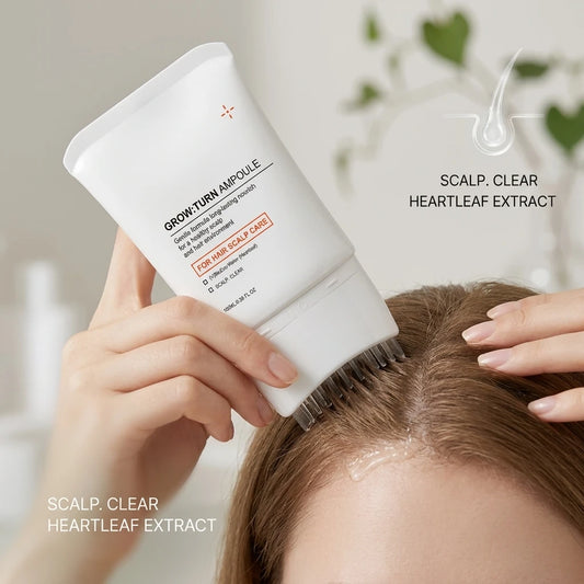 Volumizing Hair Serum Deep Nourish Care Repair Damaged Hair Roots Improve Scalp Environment Scalp Massager With Built-In Brush